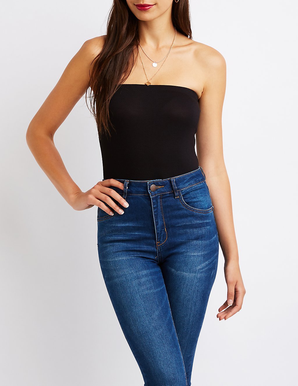 Ribbed Tube Bodysuit