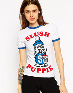 T-Shirt with Slush Puppie Print
